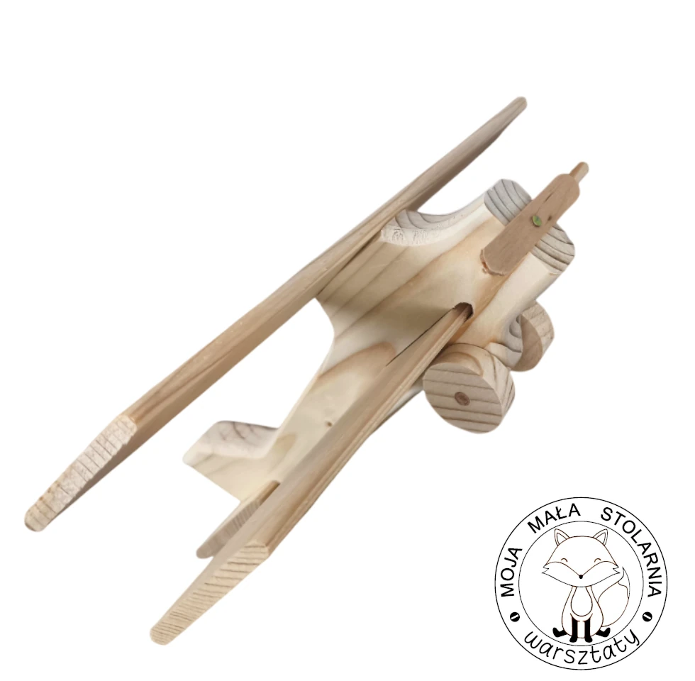 drewniany samolot do samodzielnego złożenia i montażu DIY.