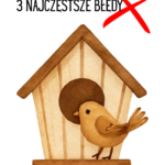 budka lęgowa z ptaszkiem